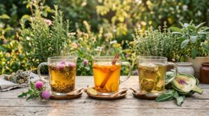 Bylinkový čaj z ostropestřce mariánského na podporu regenerace a detoxikace jater